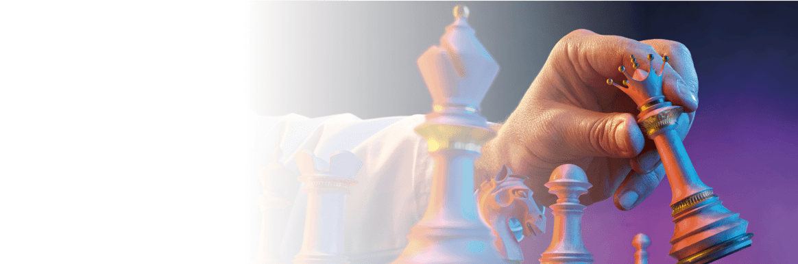 Chess match, banner
